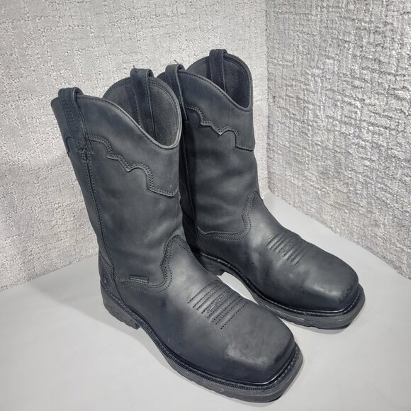 Dan Post Blayde Men's Size 10EW Black Leather Steel Toe Waterproof Boots DP69450 - Picture 10 of 12